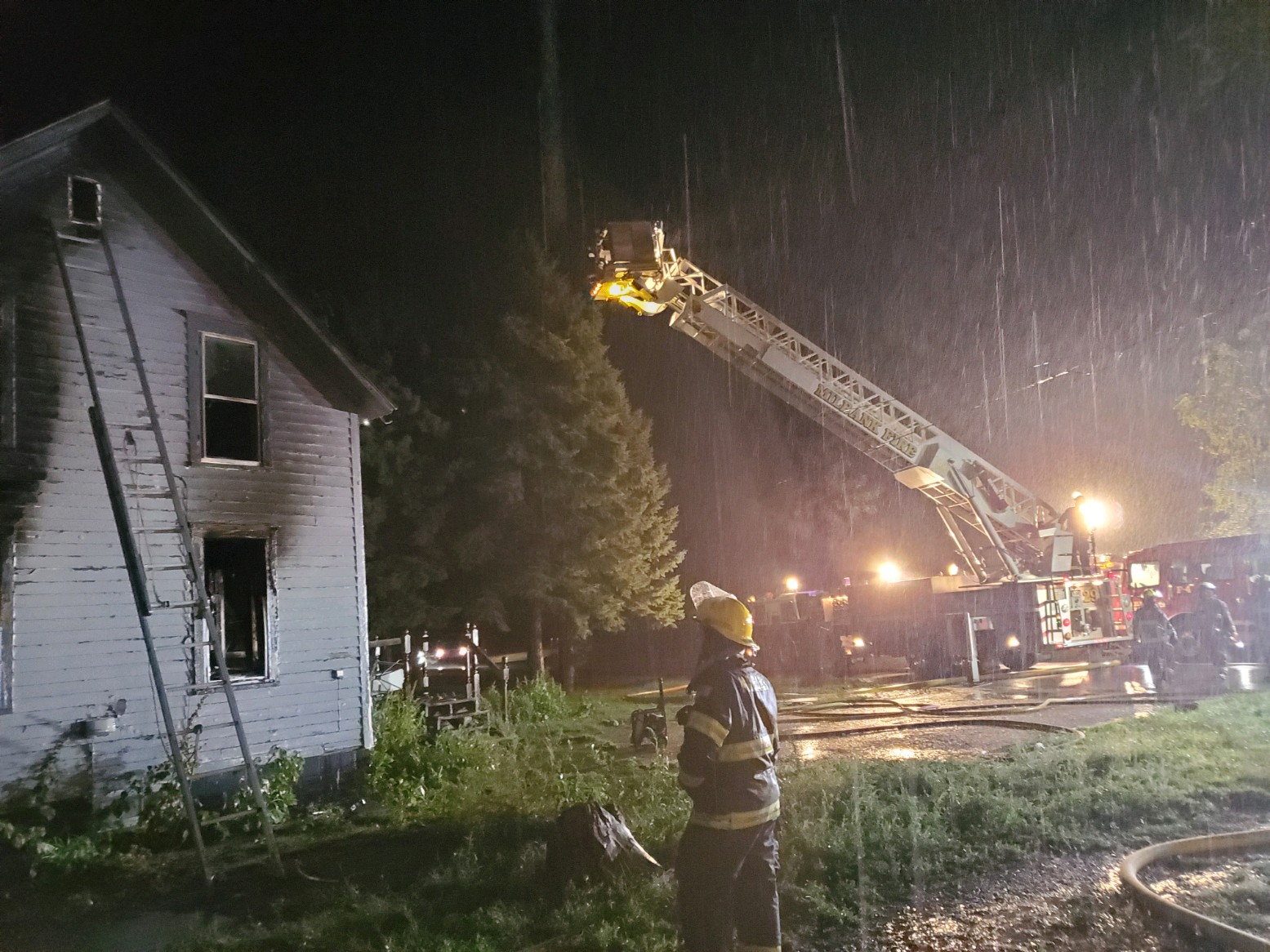 Milbank Fire and Rescue Battle House Fire The Valley Express