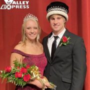 Toby Schneck and Jessica Van Peursem Crowned MHS Homecoming Royalty