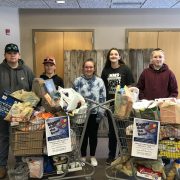 American Lutheran Confirmands Deliver Food to Pantry