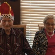 George and Berniece Folk Valentine King and Queen at Park Place