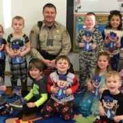Deputy Sheriff Jeremy Steffensen Visits Emanuel Lutheran Preschool