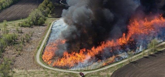 Fire Department Burns Flynn Trail