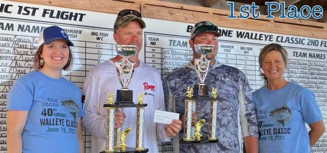 DeVries and Koch Reel in 17.5 Pounds and $4500 in Walleye Classic