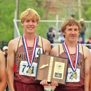 Schwenn, Snaza, and Boys Relay Team Win State Track Titles