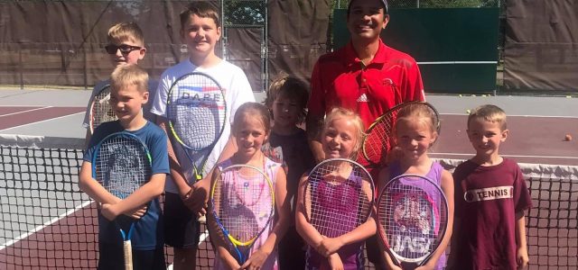 Professional Tennis Player Leads Camp for Milbank Youth