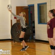 Eighth Graders Win First Volleyball Match of the Season