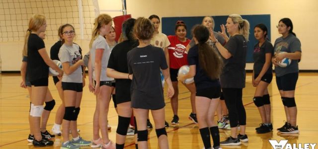Seventh-Graders Split Volleyball Wins With Webster