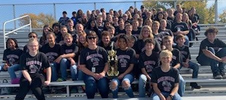 Milbank MS Earns First Place at Marching Band Competition