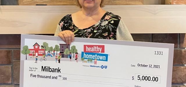 Milbank Receives $5000 Healthy Hometown Community Award