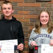 Leddy and Osowski Win Voice of Democracy Contest