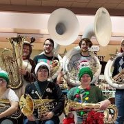 MHS Musicians Play at Merry TubaChristmas