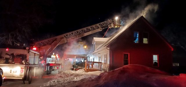 Fire Breaks Out at Fonder Home
