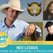 Buy Tickets Now–Ned LeDoux, Dillon Carmichael, and Spencer Crandall to Play at Farley Fest 2022