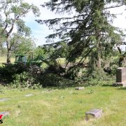 Storm Causes Destruction at Catholic Cemetery in Milbank