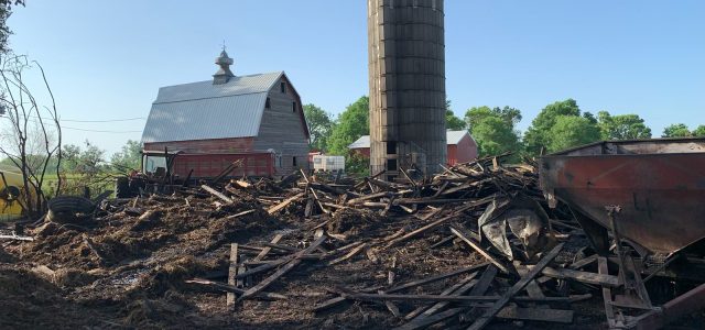 Fire Destroys Vince Meyer Residence and Welberg Barn