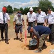 Groundbreaking Held for American Legion Baseball Field