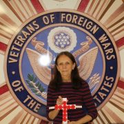 Donna Larson Receives Award From Buddy Poppy Program