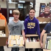 Milbank Middle School Students Donate Over 2,000 Books