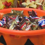 Treat Street in Milbank on Halloween