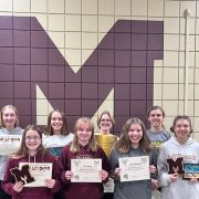 MHS Tennis Team Receive End-of-Season Awards