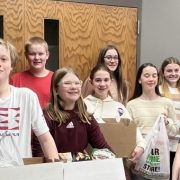 Middle School Gathers 200 Items During Food Drive