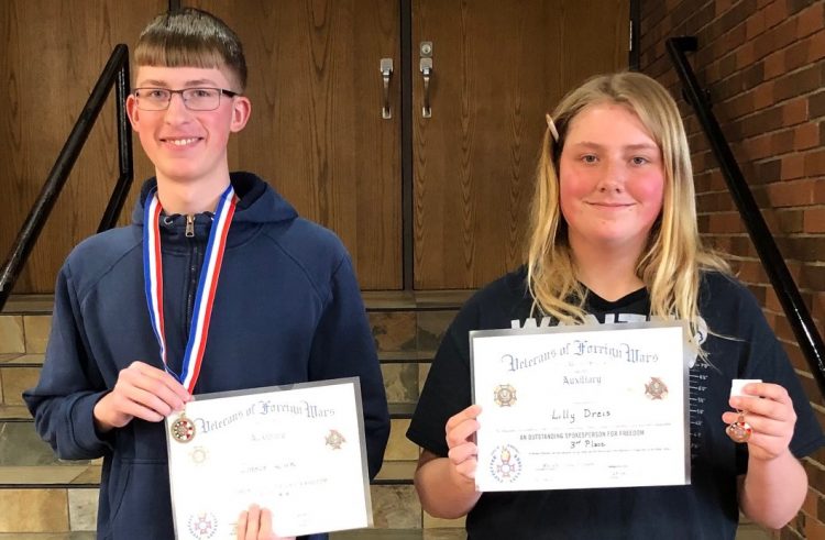 Winners of the VFW Essay Contests Announced
