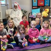 Easter Bunny Wishes Kids a Hoppy Easter at the Big Stone Library