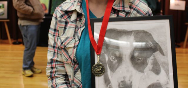 Amelia Pederson Wins Second Place at Art Competition in Aberdeen