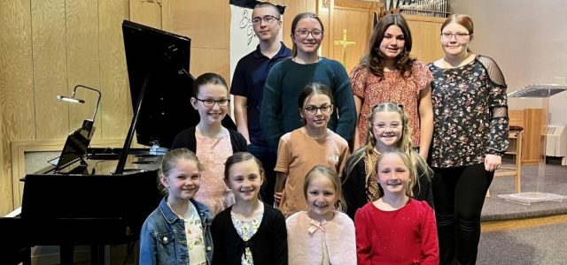 Wollschlager Piano Students Host Spring Recital