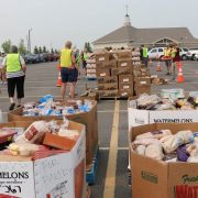 Food Giveaway in Milbank   July 12