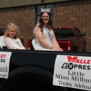 Queen Cassidy and Queen Tenley Help Celebrate Corn Fest