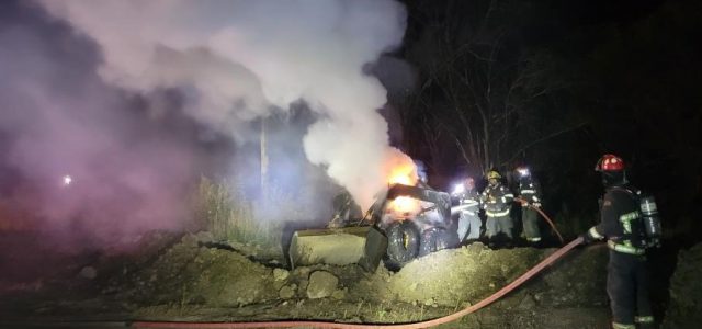 Skid Steer Destroyed in Evening Fire