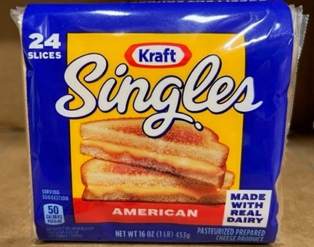 Kraft Singles American Cheese Slices Recalled