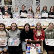 Milbank MS Student Council Donates Birthday Cake Kits