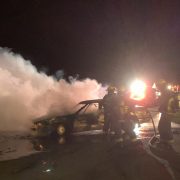 Car Fire at Schneck Residence