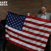 VFW Auxiliary Donates Flags to Milbank High School