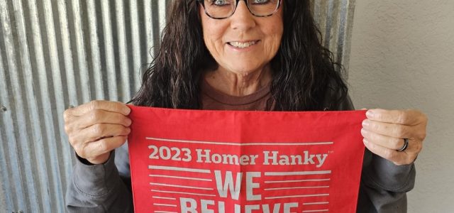 Jan Dietman Wins Twins Homer Hanky from The Valley Express