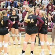 MHS Volleyball Team Wins in First Round of Region 1A Tourney