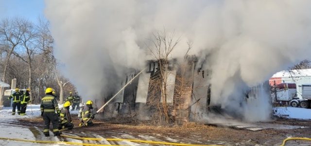 Milbank Fire and Rescue Responds to Blaze at Moser Farm