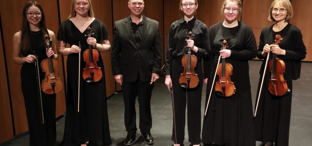 Violin Students Perform With Northern Honors Orchestra