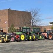 MHS Students Participate in Drive Your Tractor to School Day 