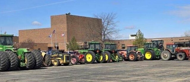 MHS Students Participate in Drive Your Tractor to School Day 