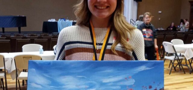 Kadence Rausch-Frank Wins Second Place at Two-State Art Show