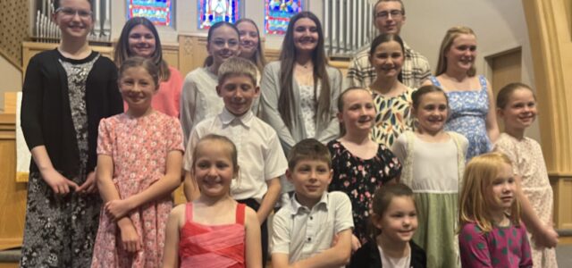 Wollschlager and Tschetter Piano Students Present Spring Recital