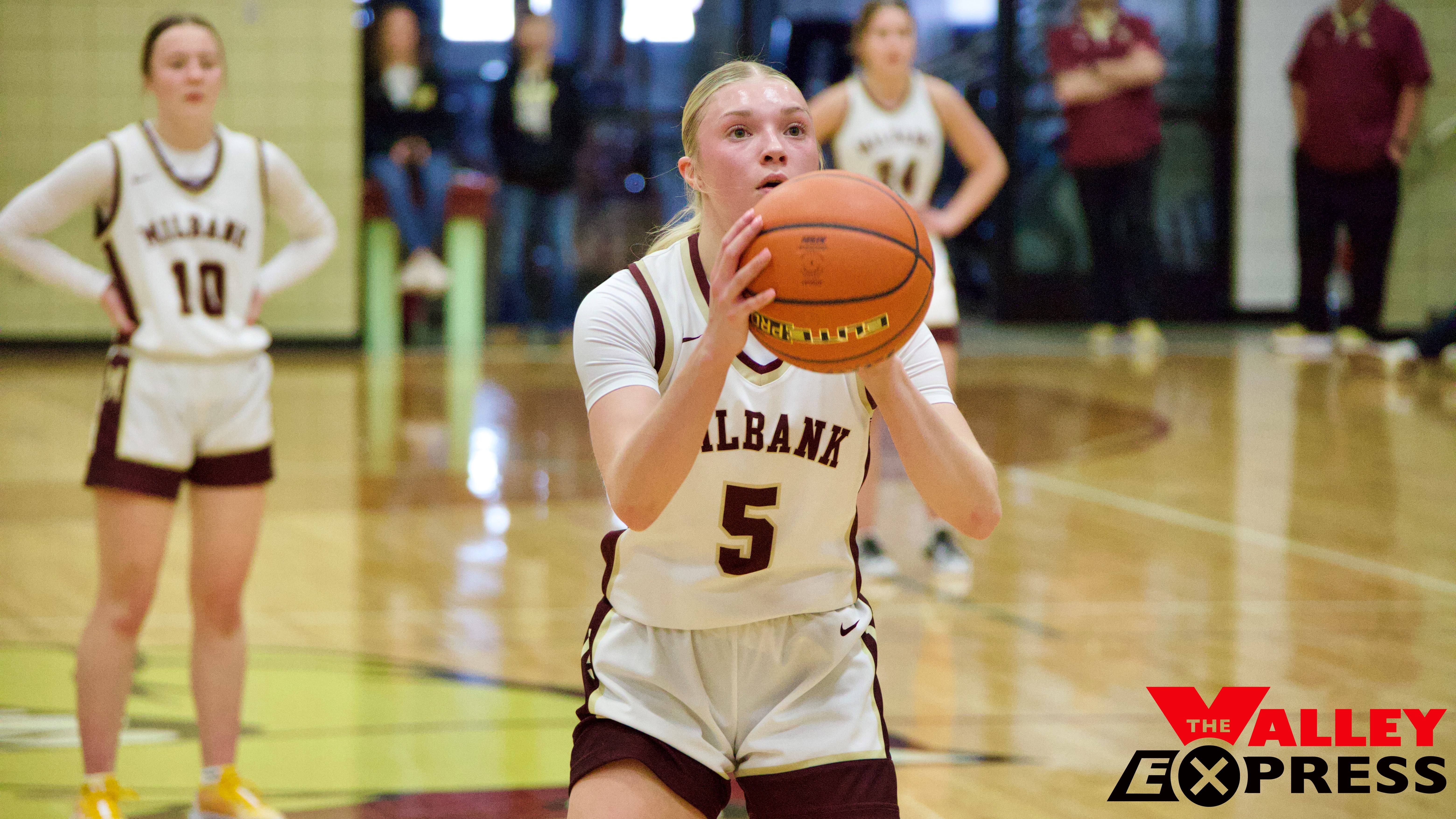 Milbank Girls Win Hoops Battle of the Bulldogs 