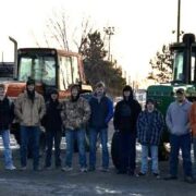 14 Ag Students Drive Tractors to School 