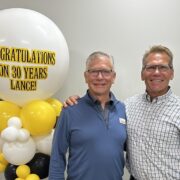 Valley Queen Honors Lance Johnson For 30 Years of Service