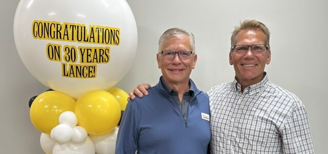 Valley Queen Honors Lance Johnson For 30 Years of Service