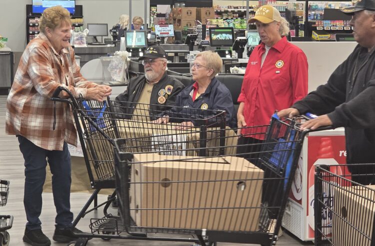 75 Boxes of Groceries Go Home With Veterans