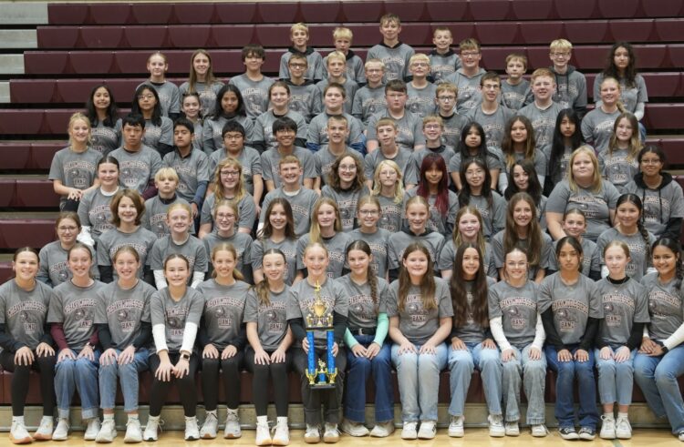 Milbank Middle School Wins First at Marching Band Festival